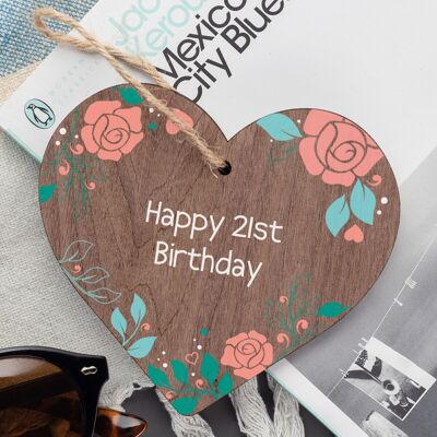 Happy 21st Birthday Dekorationen 21 Accessoires Freund Schwester Bruder Cousin GESCHENK