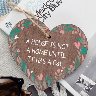 Neuheits-Katzengeschenke für Zuhause, Geschenk für Katzenliebhaber, lustiges Tier-Haustier-Schild, Heimdekoration