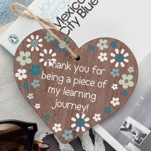 Teacher Heart Hanging Plaque Gifts Thank You Gifts for Teacher Assistant School