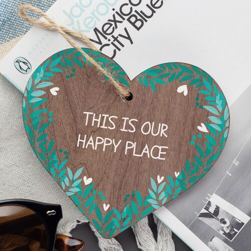 Novelty Garden Signs OUR HAPPY PLACE Summerhouse Signs Garden Shed Signs
