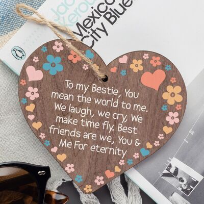 Fabulous At 60 60th 50th 40th Birthday Gifts For Women Men Wooden Heart Card