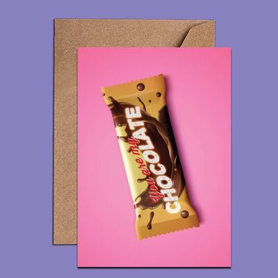 Du bist meine Schokoladen-Geburtstagskarte - WAC18504