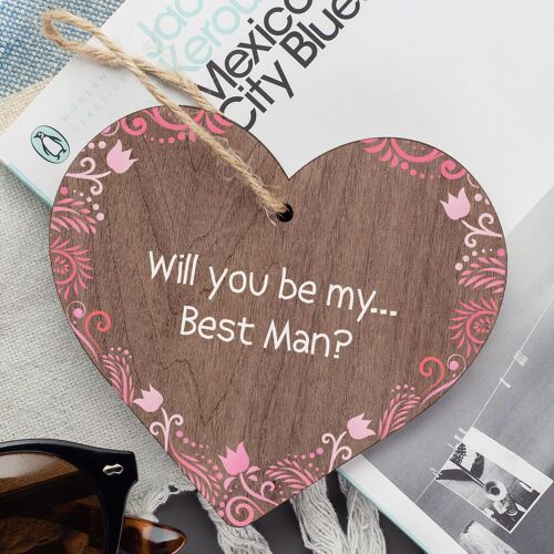 Will You Be My Maid of Honour Bridesmaid Flower Girl Best Man Wedding Request