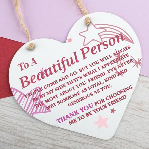 Special Thank You Best Friend Gifts Heart Hanging Sign Friendship Gifts