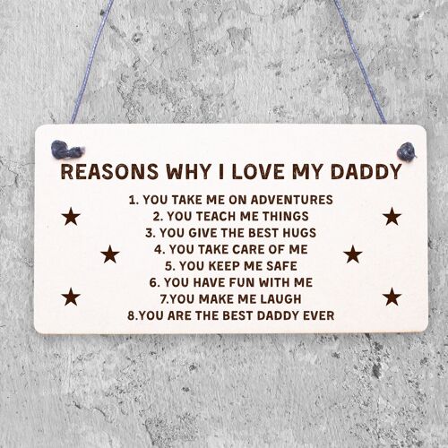 Daddy Gifts Daddy Birthday Gifts FATHERS DAY Gift Plaque Daddy Daughter Gifts