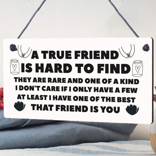 Special Gift For Friend Birthday Christmas Best Friend Plaque Friendship Sign