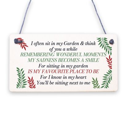 Garden Plaque Summer House Sign Garden Friendship Mum Nan Memorial Sign LoveMöbel & Wohnen, Dekoration, Schilder & Tafeln!