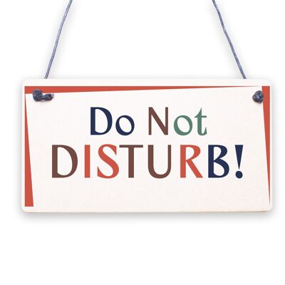 Please Do Not Disturb Therapist Hotel Privacy Hanging Plaque Home Door Gift Sign