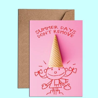 I giorni estivi non rimuovono la carta del gelato - WAC18546