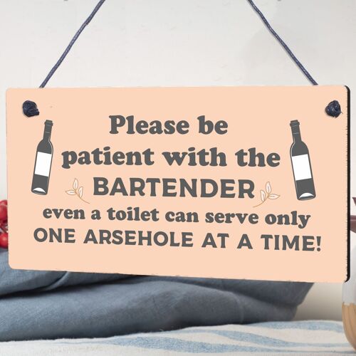Funny Bar Sign Garden Plaque Alcohol Man Cave Vintage Beer Gin Shed Sign Gift