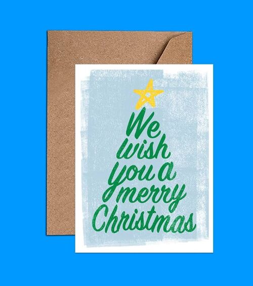 We Wish You a Merry Christmas Card – WAC18407