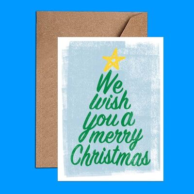We Wish You a Merry Christmas Card – WAC18407