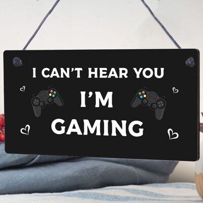 Gaming Bedroom Door Sign Novelty Gamer Gift For Brother Son Dad Christmas Gift