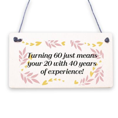 60th Birthday Card For Men Women Friend 60th Birthday Gifts For Him Her Plaques