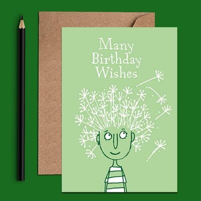 Many Birthday Wishes Birthday Card - WAC18155
