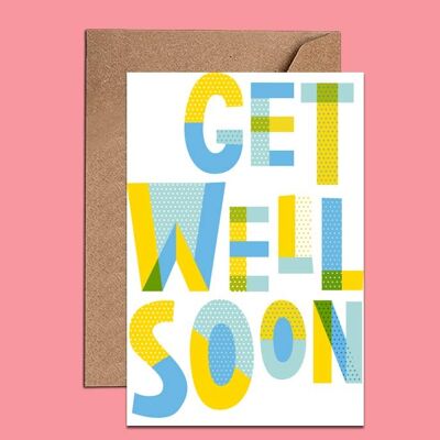 Get well soon card - WAC18510