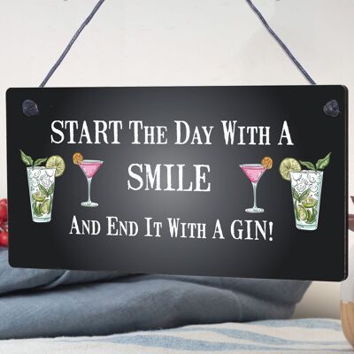 Funny Gin Gift Hanging Kitchen Bar Plaque Gin Lover Gift Alcohol Gift For Friend