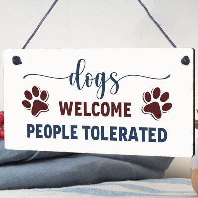 Funny Dog Sign For Home Pet Gifts For Dog Lovers Hanging Sign Home Decor Plaque