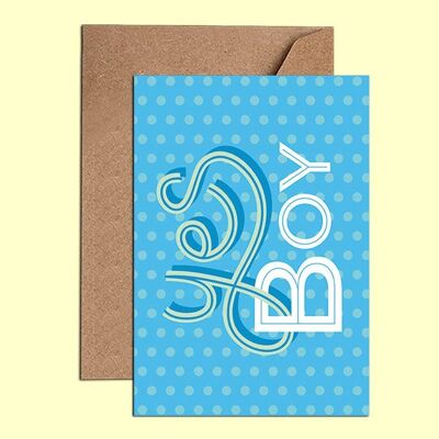 Sì Boy Baby Boy Card - WAC18522