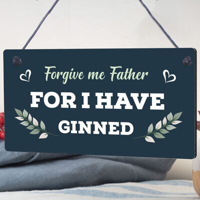 Neuartiges GIN-Schild, lustiges Alkoholschild, für Zuhause, Bar, Kneipe, Männerhöhle, Gin & Tonisches Geschenk