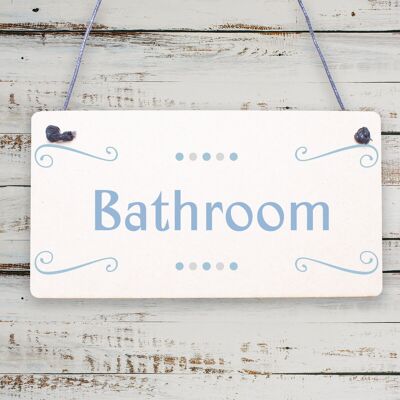 Loo Bathroom Signs Seaside Plaques Nautical Gifts Shabby Chic Vintage Home DecorMöbel & Wohnen, Dekoration, Schilder & Tafeln!
