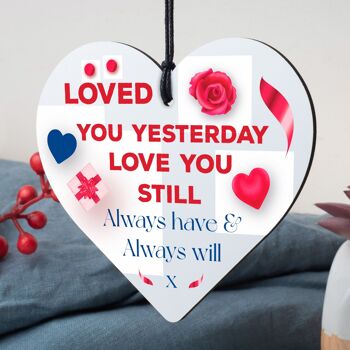 Carte de Saint-Valentin pour lui, sa carte LOVE YOU, petit ami, petite amie, mari, femme