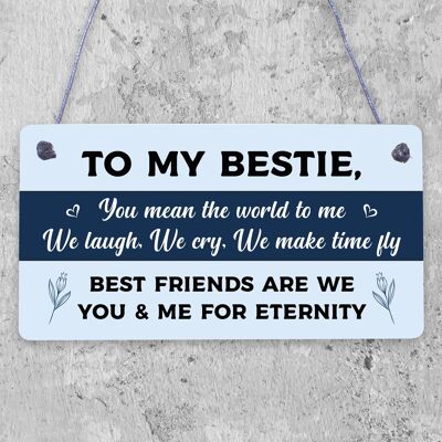 Erinnerungsgeschenk für die beste Freundin, Freundschaft, Geburtstagsgeschenk, Schild, Dankeschön-Geschenke