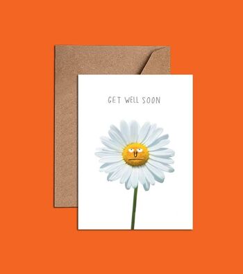 Get Well Soon Daisy Card – WAC18769 1
