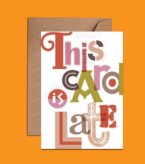 This Card is Late! Sorry Card – WAC18519