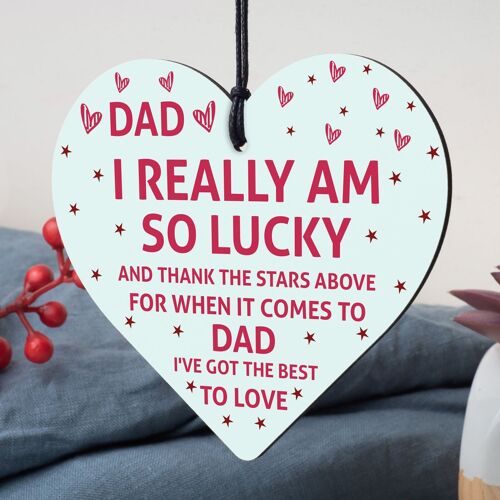 Thank You Gift For Dad Birthday Christmas Engraved Heart Gift From Son Daughter