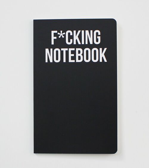 Fucking Notebook - Rude Black Notebook - WAN19217