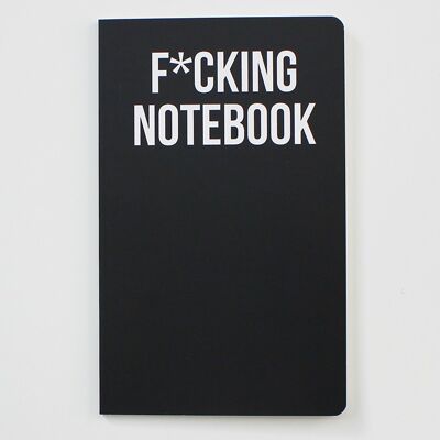 Fucking Notebook - Rude Black Notebook - WAN19217
