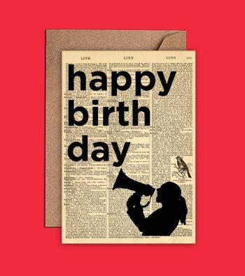 Dictionnaire Art - Carte d'anniversaire WAC21503 1