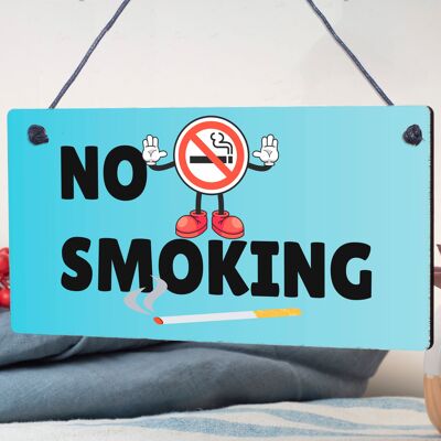No Smoking Area Hanging Sign Hotel Garden Pub Bar Door Wall Warning Plaque
