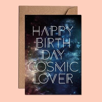 Joyeux anniversaire amant cosmique - (WAC21106)