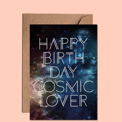 Feliz cumpleaños Amante Cósmico - (WAC21106)