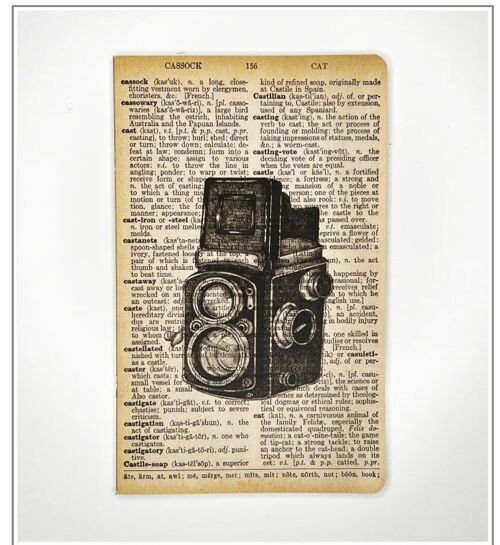 Vintage Camera Dictionary Art Notebook - WAN21401