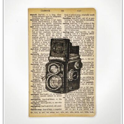 Quaderno d'arte dizionario fotocamera vintage - WAN21401