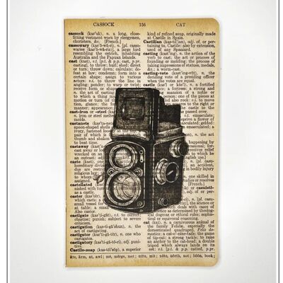 Vintage Camera Dictionary Art Notebook - WAN21401