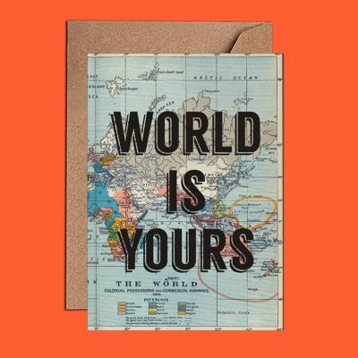 World is yours Karte - WAC21101