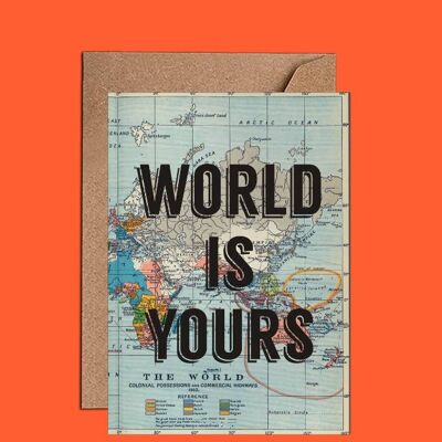 Tarjeta El mundo es tuyo - WAC21101