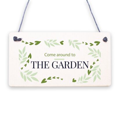 Placa novedosa con texto en inglés "I'm In The Garden", letrero para casa de verano, cobertizo de jardín, regalos de amistad