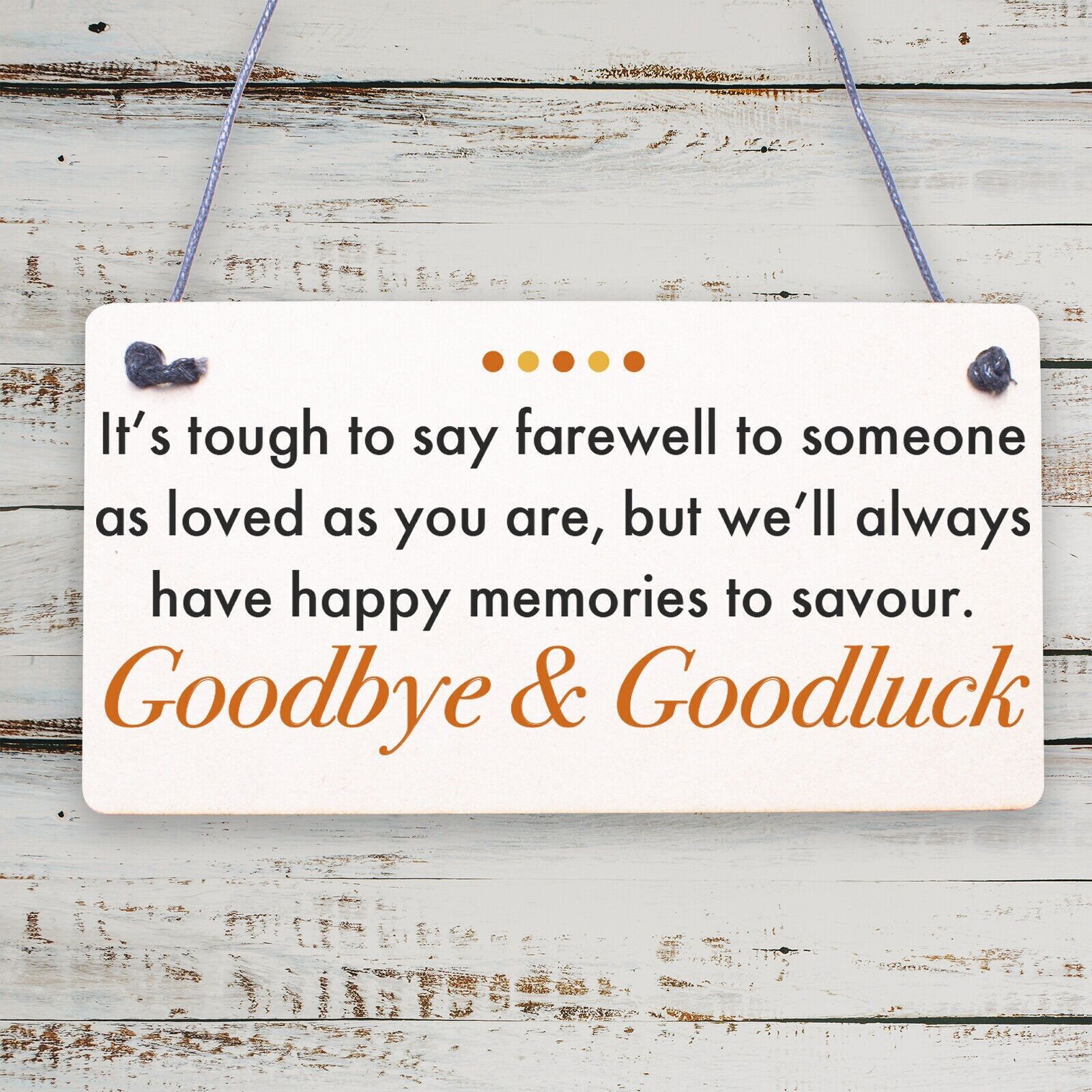 Lo siento, te vas, jefe, amigo, colegas, dejando el trabajo, regalo, señales de buena suerte