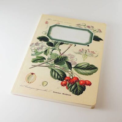 Botanisches Notizbuch - Hagebutte - WAN18413