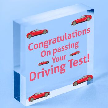 Plaques cadeaux pour conducteur, nouveau test de conduite réussi, cadeaux pour fille, fils, ami