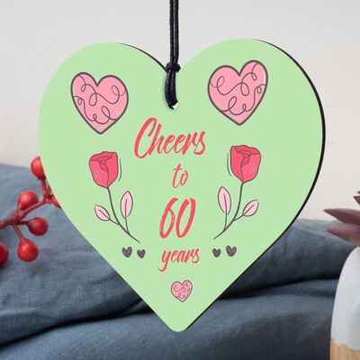 Saludos a 60 años Regalo de cumpleaños número 60 para mujeres Tarjeta de cumpleaños número 60 Regalo de alcohol