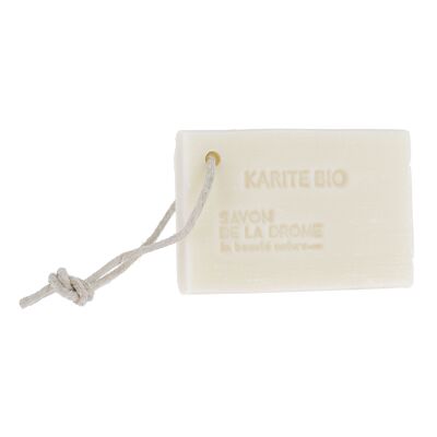 Jabón de Manteca de Karité Bio 100 gr con cuerda