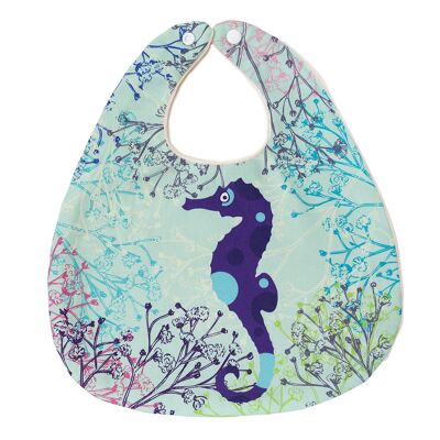 Bavoir Lison l'hippocampe