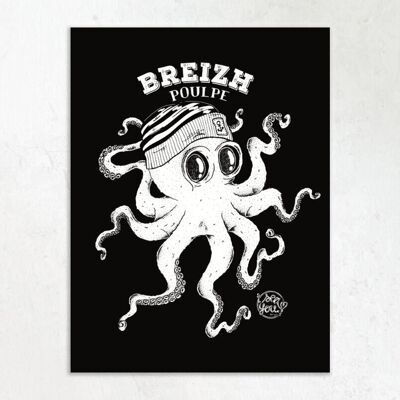 Breizh Octopus-Plakat