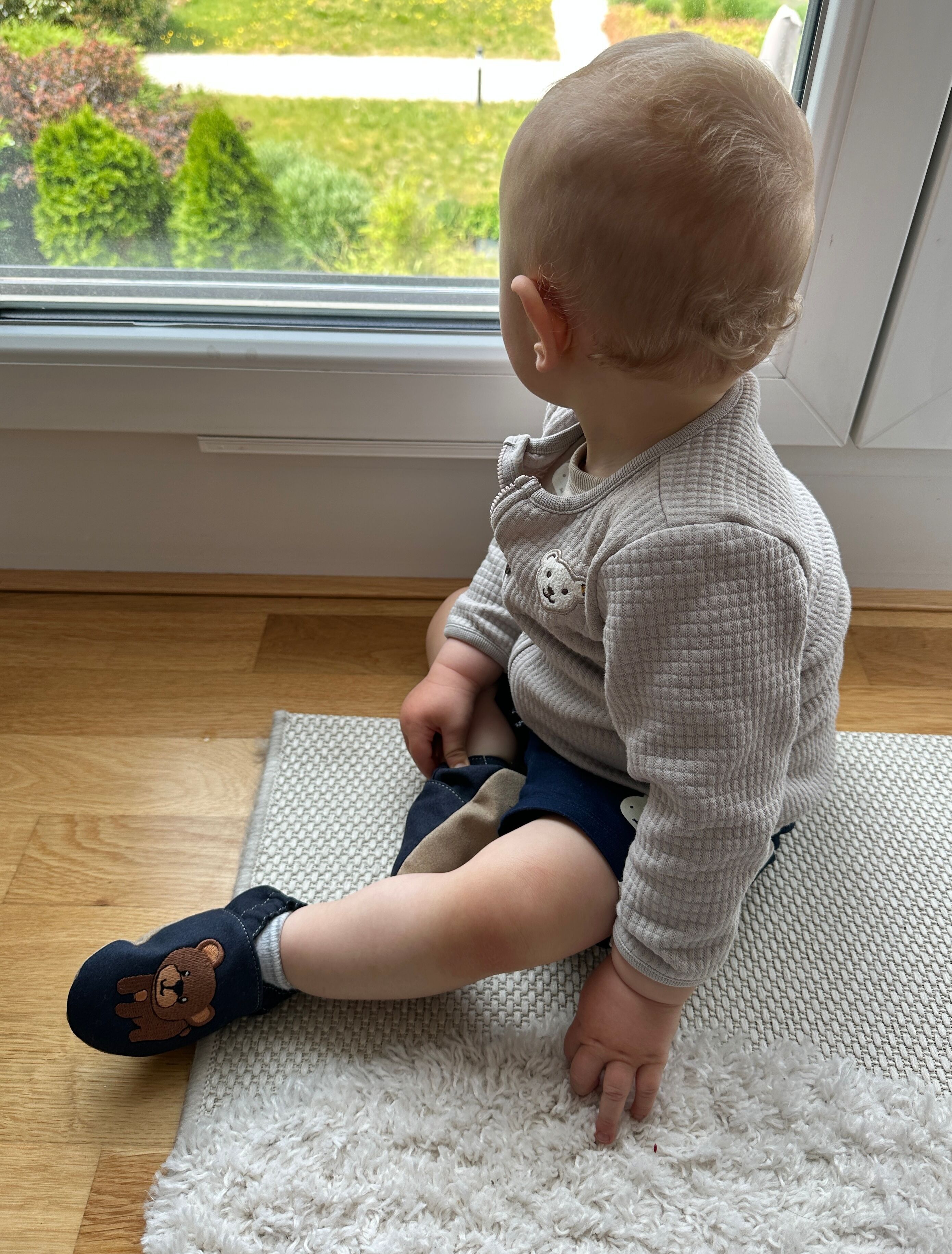 Kinderschuhe RecyStep Bär dunkelblau